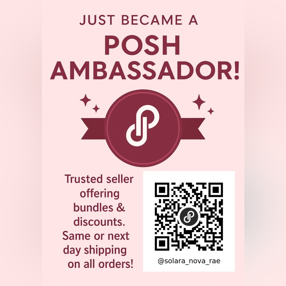 ✨ Posh Ambassador | Trusted Seller | Bundles & Discounts | Fast Shipping